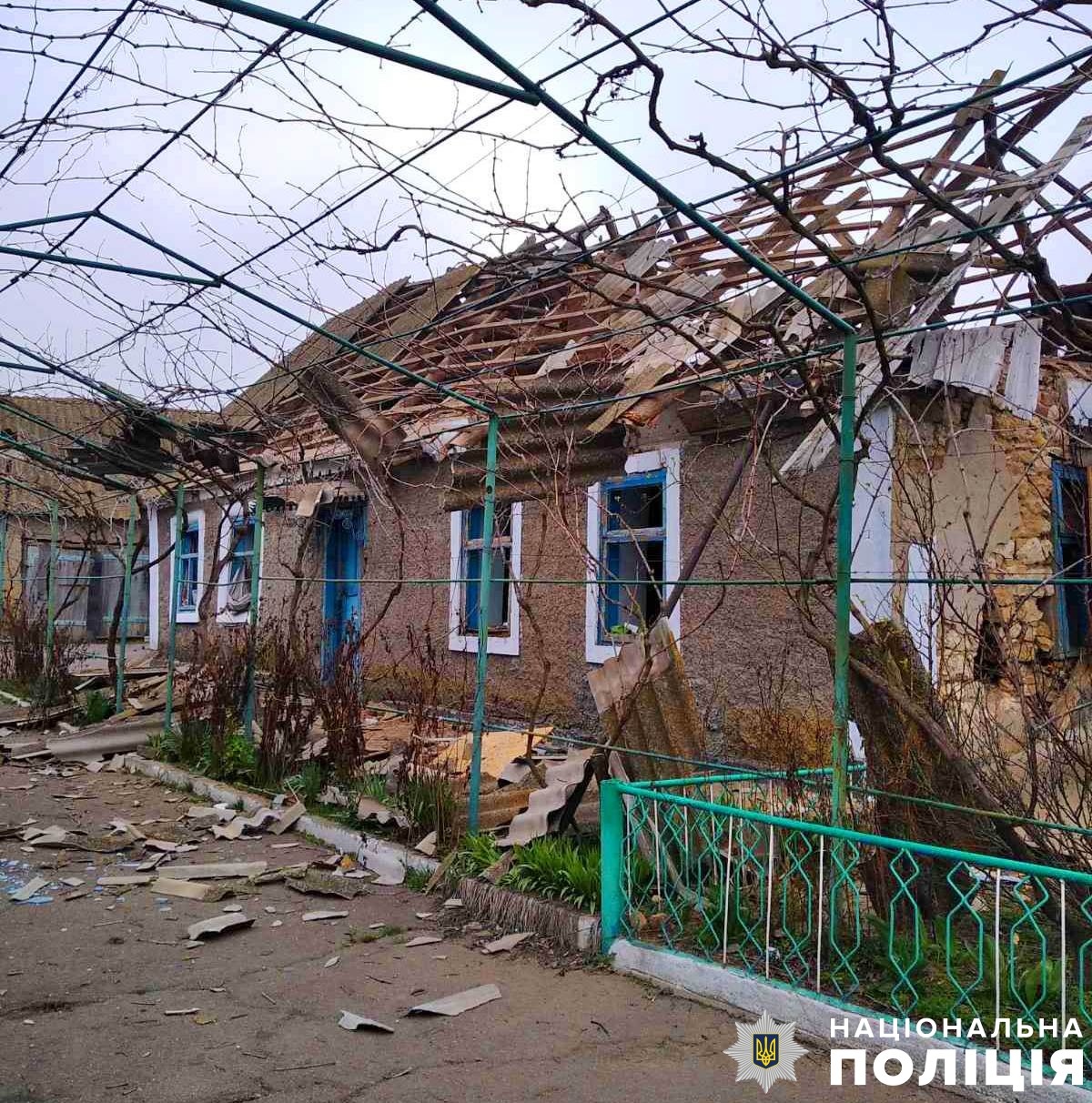 наслідки обстрілів росіян на Херсонщині минулої доби