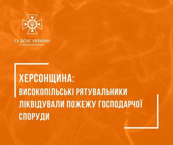 Високопільські рятувальники ліквідували пожежу господарчої споруди.

Вночі на пульт зв’язку 2-го дер