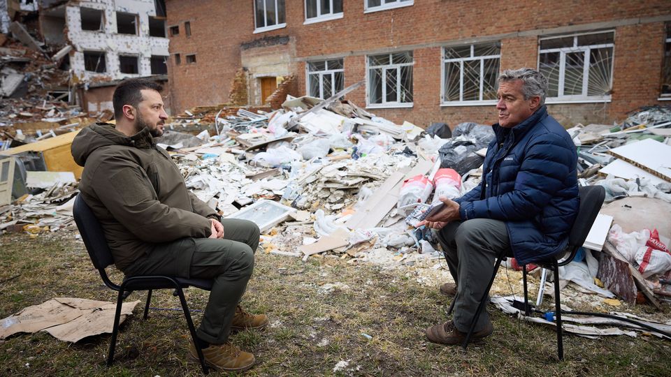 Президент України дав інтерв’ю американському телеканалу CBS. Володимир Зеленськ