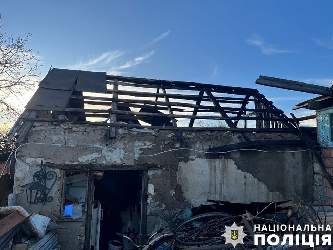 Наслідки обстрілу. Фото: поліція Херсонської області