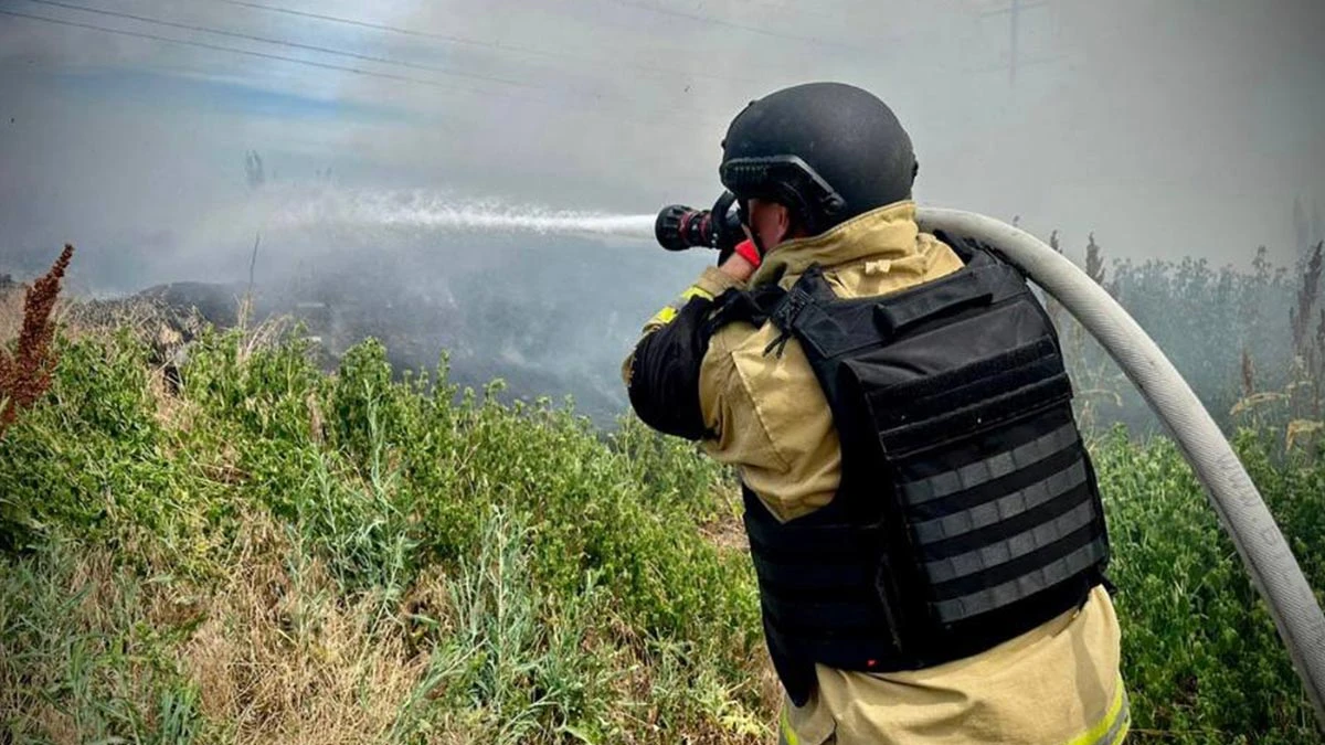 На Херсонщині рятувальники ліквідували 7 пожеж в екосистемах