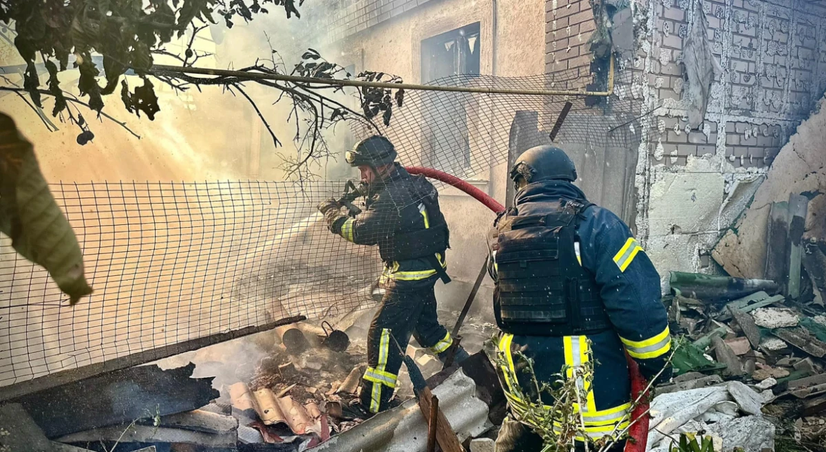 Внаслідок обстрілів російськими військовими в Херсонській області сталося 16 пожеж