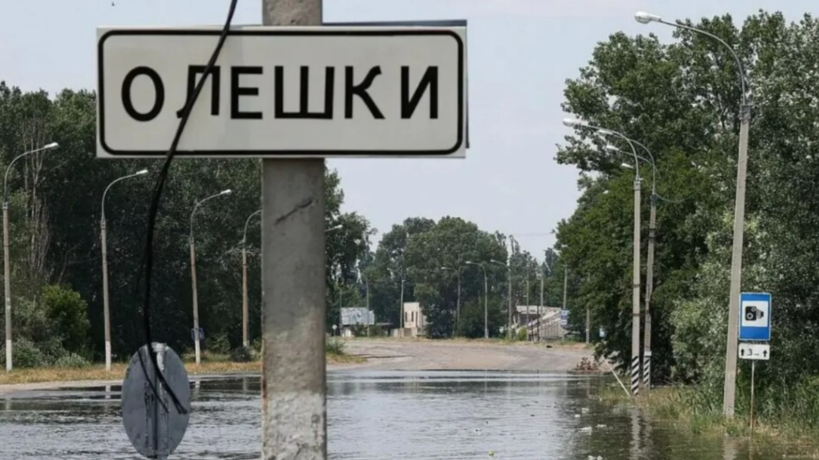 Як виглядає центр тимчасово окупованих Олешок (фото)