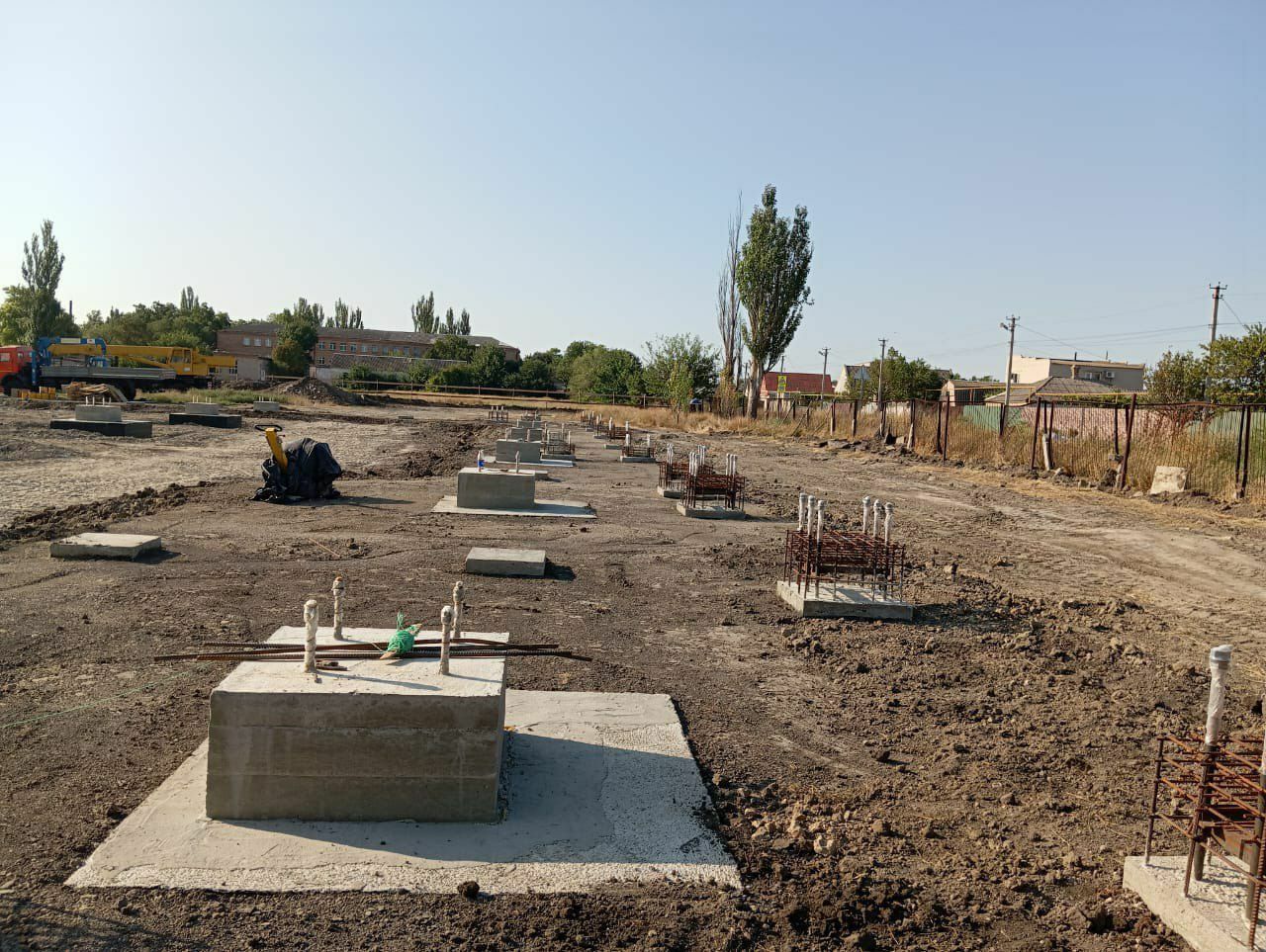 Окупанти на лівобережній Херсонщині зводять спорткомплекс, фінансований Краснодарським краєм