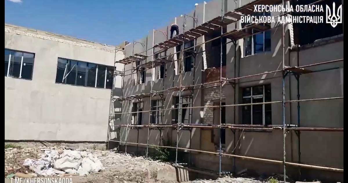 Реконструкція школи на Херсонщині з дотриманням норм інклюзії