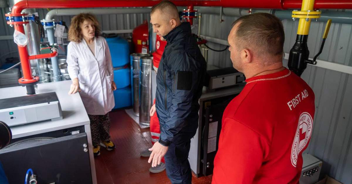 Мобільні котельні встановлені для обігріву лікарень на Херсонщині