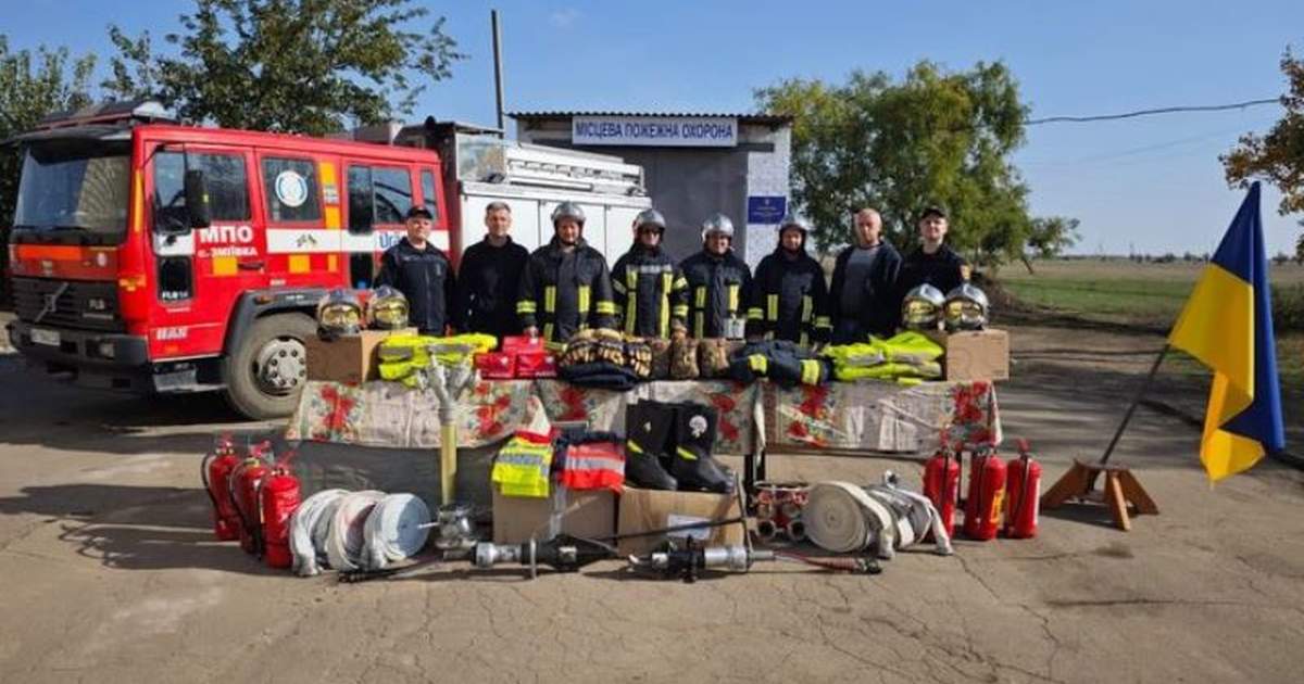 У Херсонській області було засновано новий відділ місцевої пожежної служби